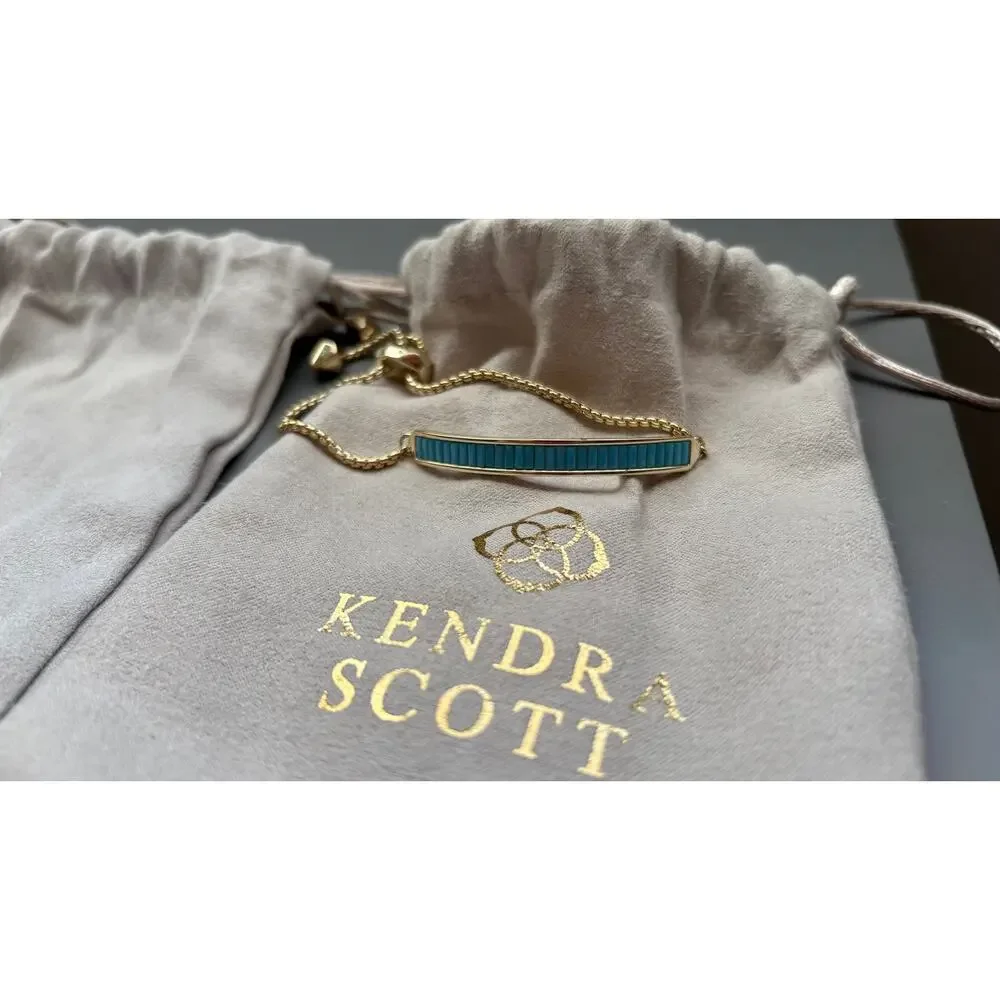 Kendra Scott Jack Turquoise Crystal bracelet - Picture 2 of 4